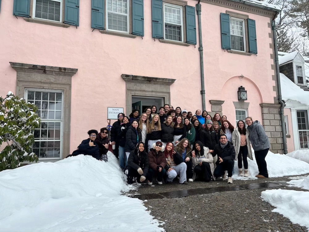 Students at the Imagine retreat.