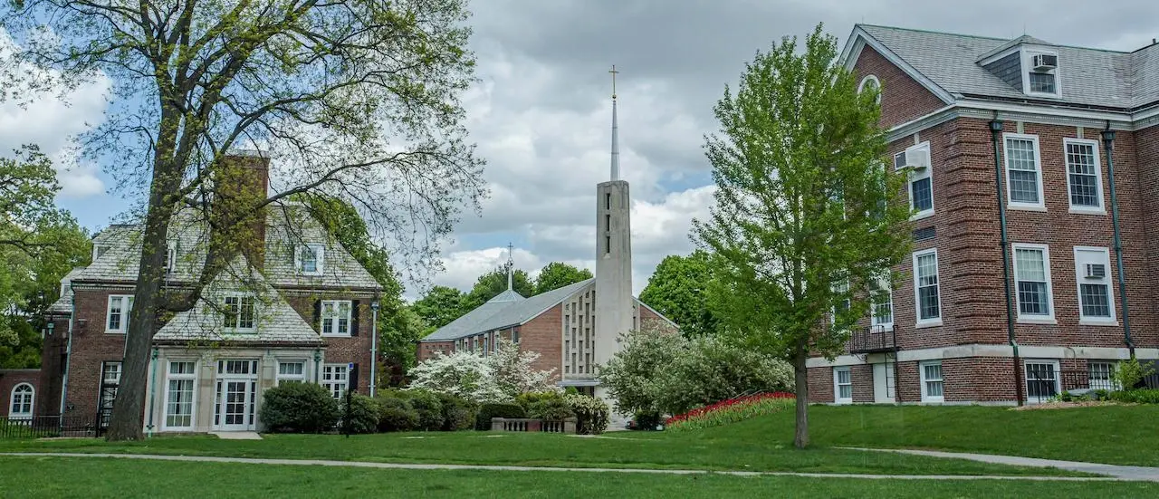Trinity Chapel on the Newton Campus of Boston College.