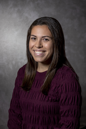 December 6, 2022 -- Boston College Dining Services portrait of Hayley Lemke, Assistant Manager, Newton.