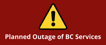 Planned Outage of BC Services