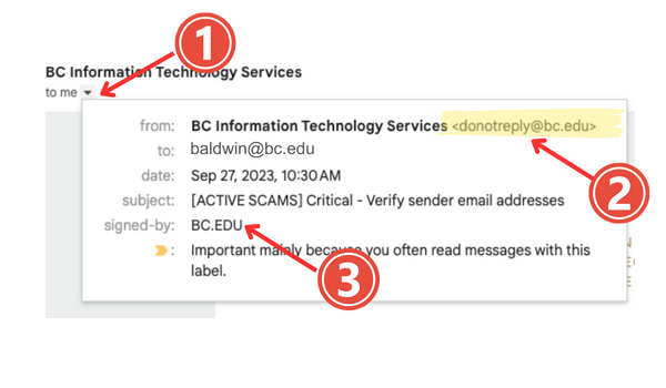 Verify “From Email Address”