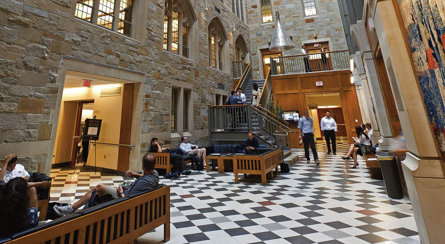 Fulton Hall atrium