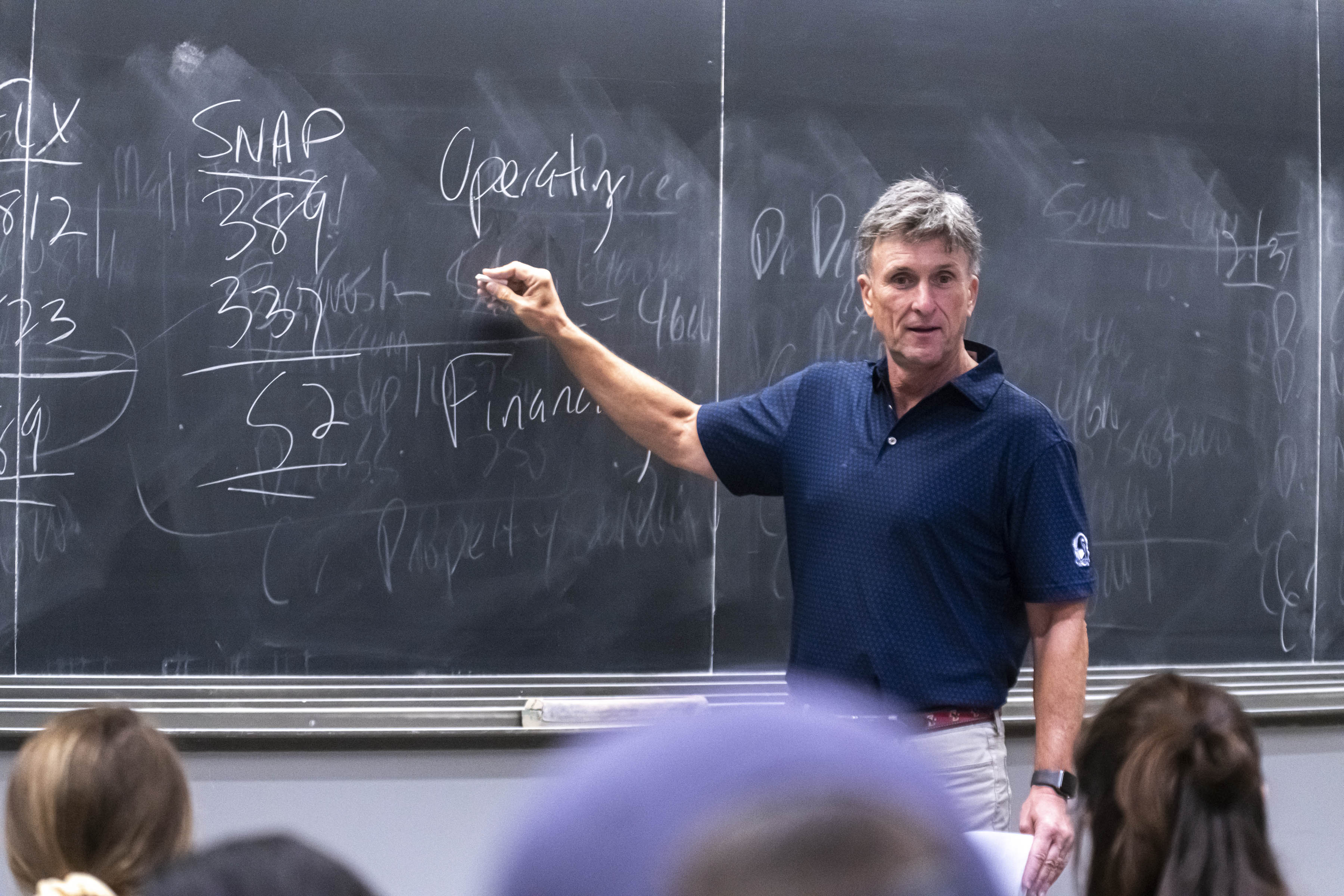 Professor Ed Taylor teaching a catalyst class