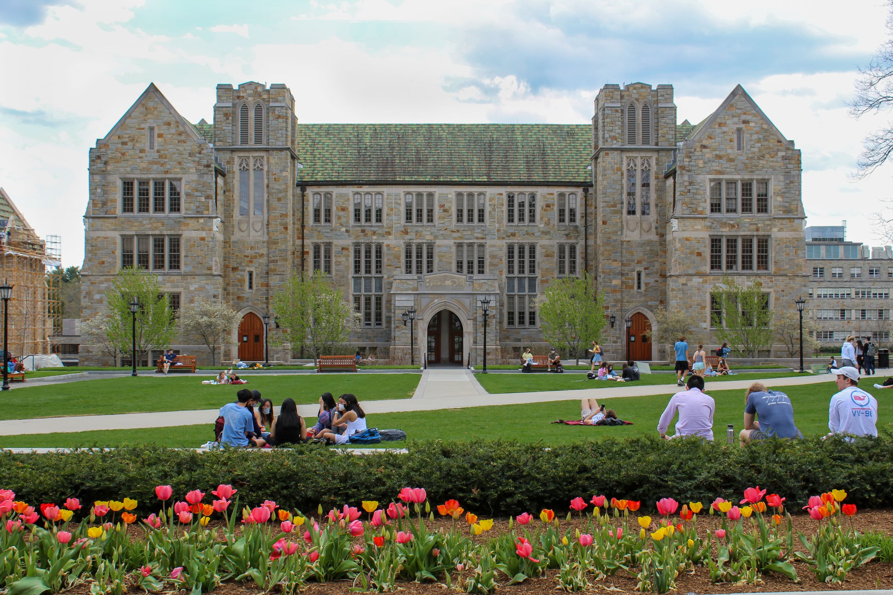 fulton and students in spring