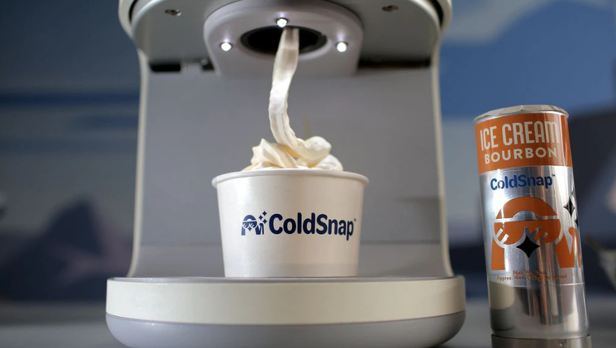 ColdSnap machine making ice cream