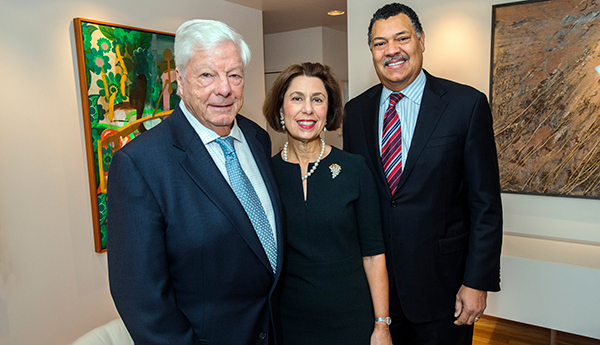 Jerry and Phyllis Rappaport with Dean Rogeau