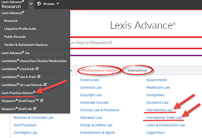 Lexis Advance Screenshot