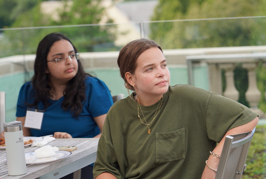 MHC students in a welcome event on 8/31