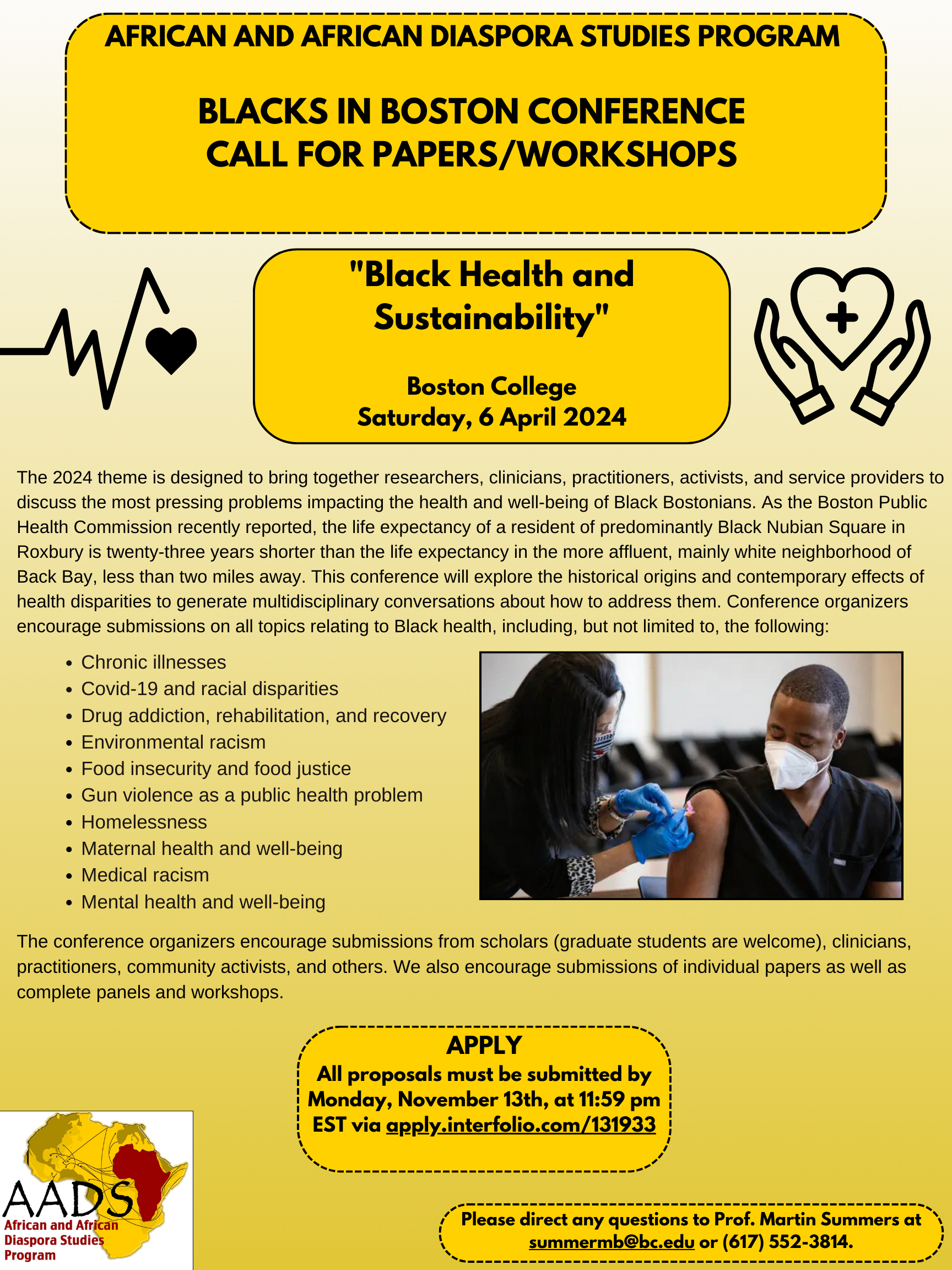 AFRICAN AND AFRICAN DIASPORA STUDIES PROGRAM - 1