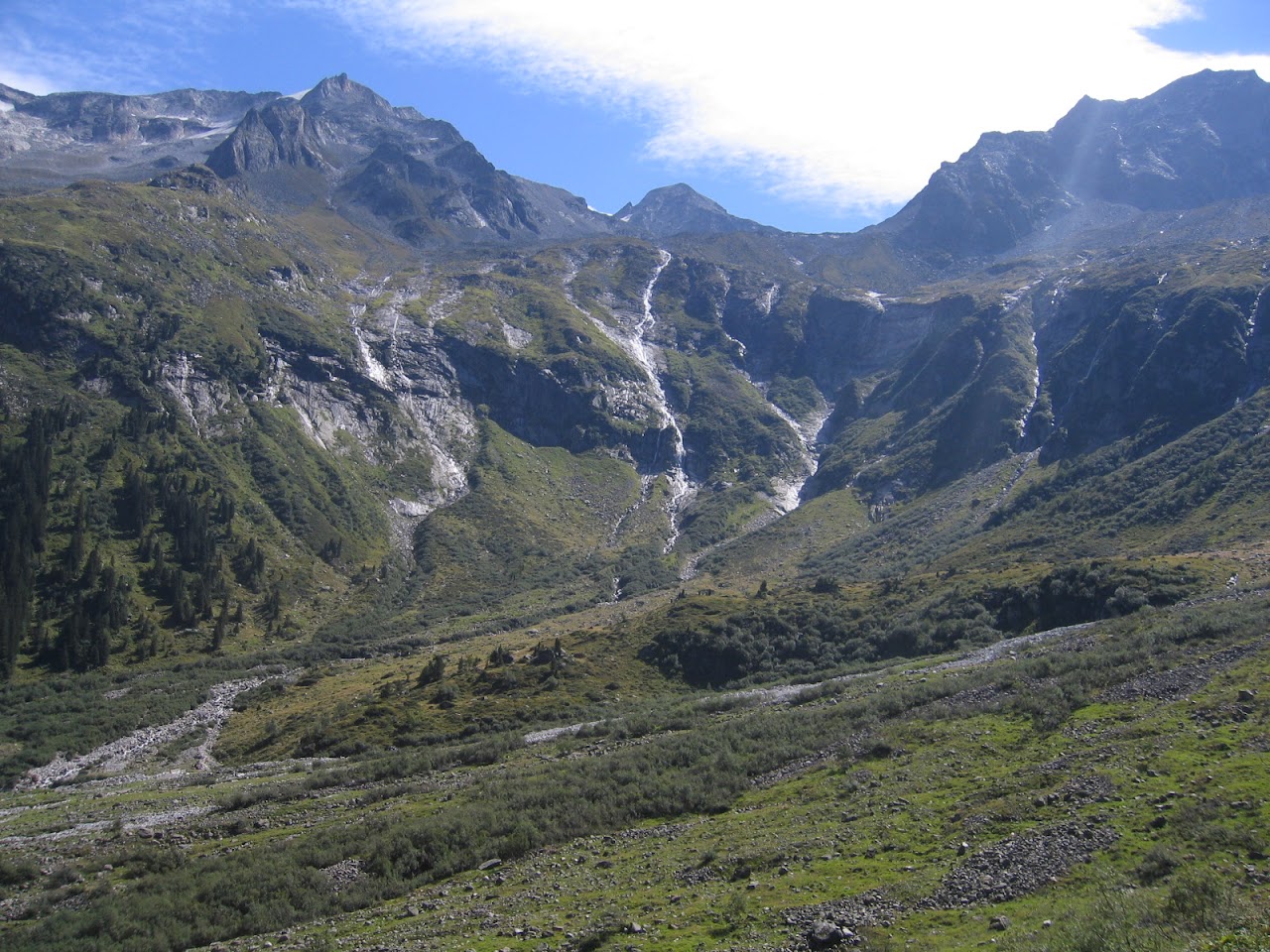 A mountain range