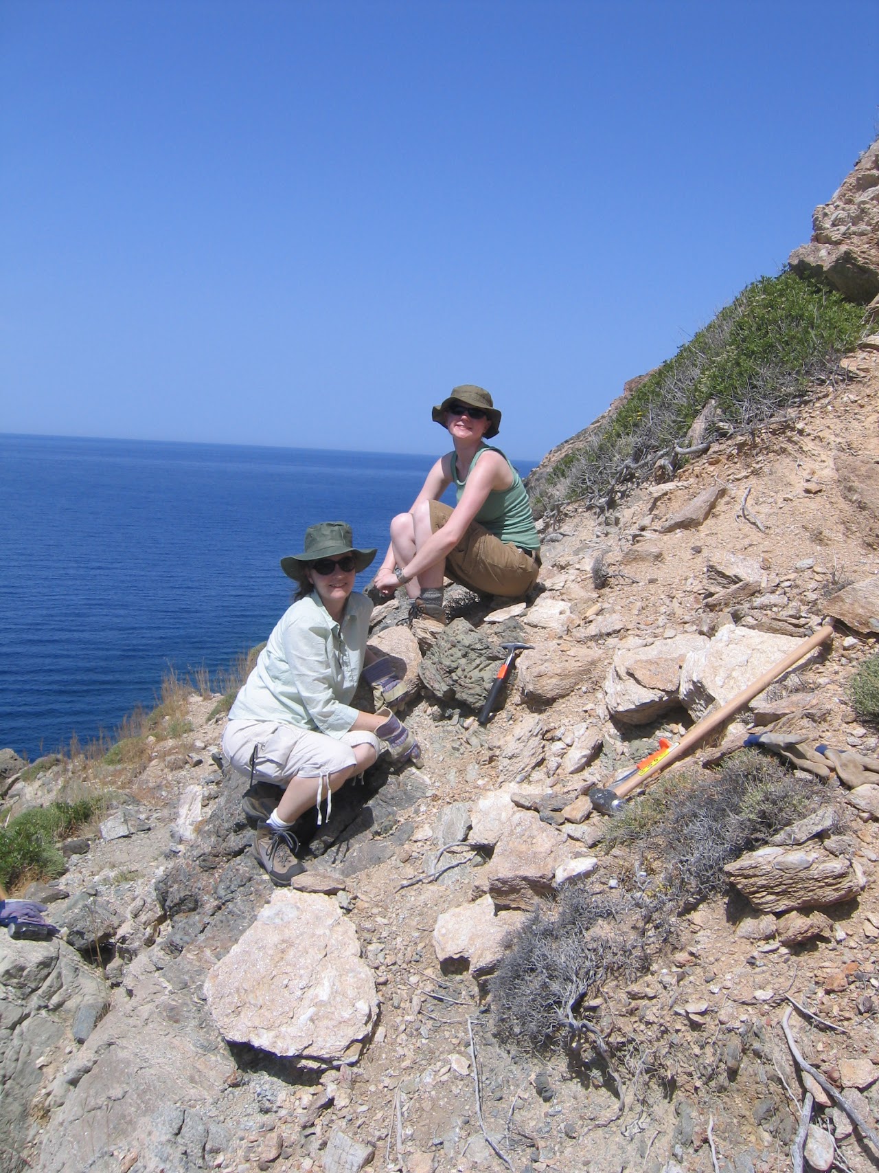 A person doing field research