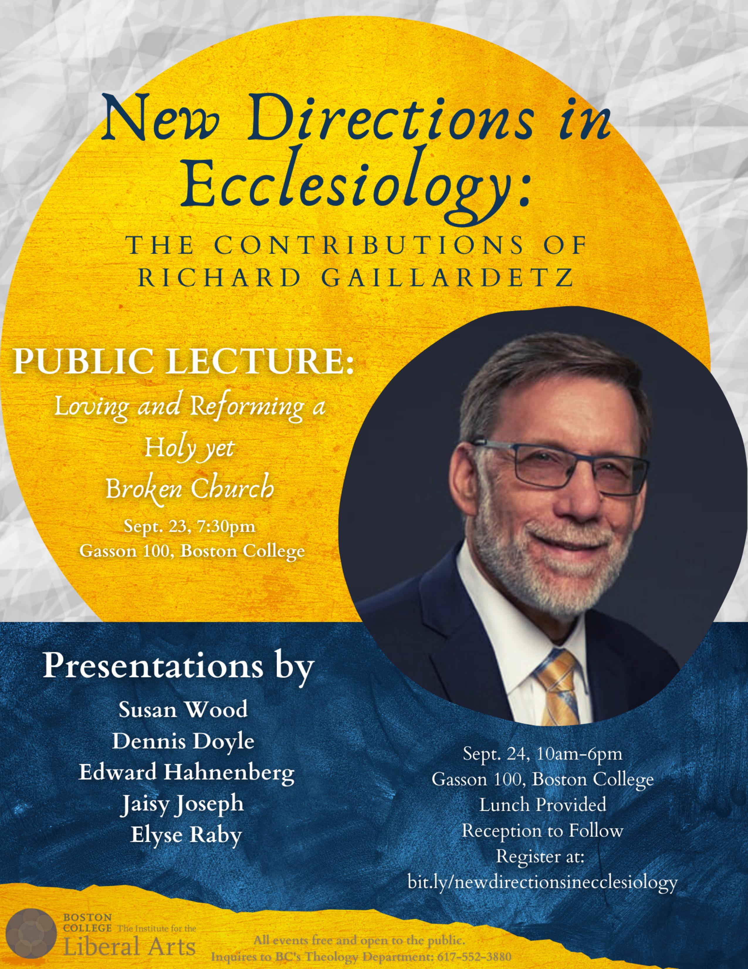 New Directions in Ecclesiology flyer