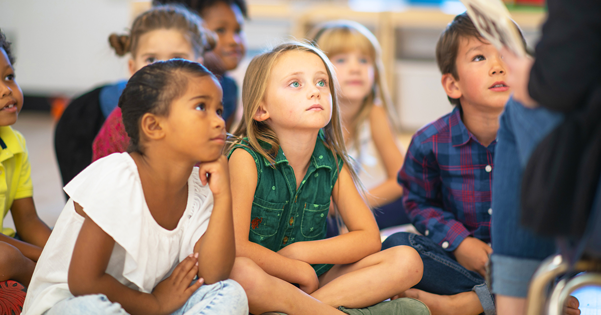 Group of children standing together