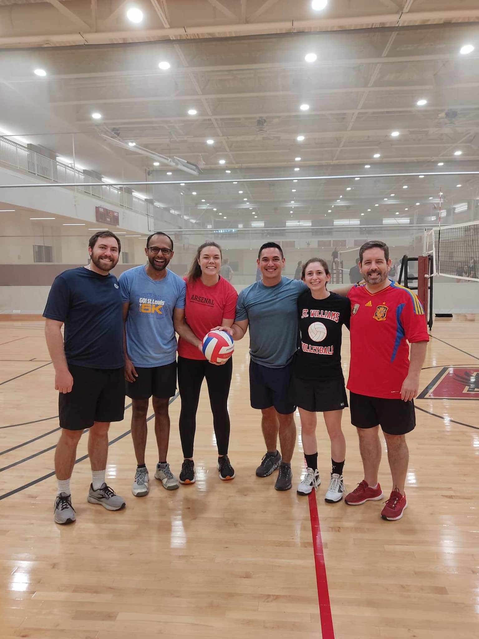 sports and spirituality volleyball team