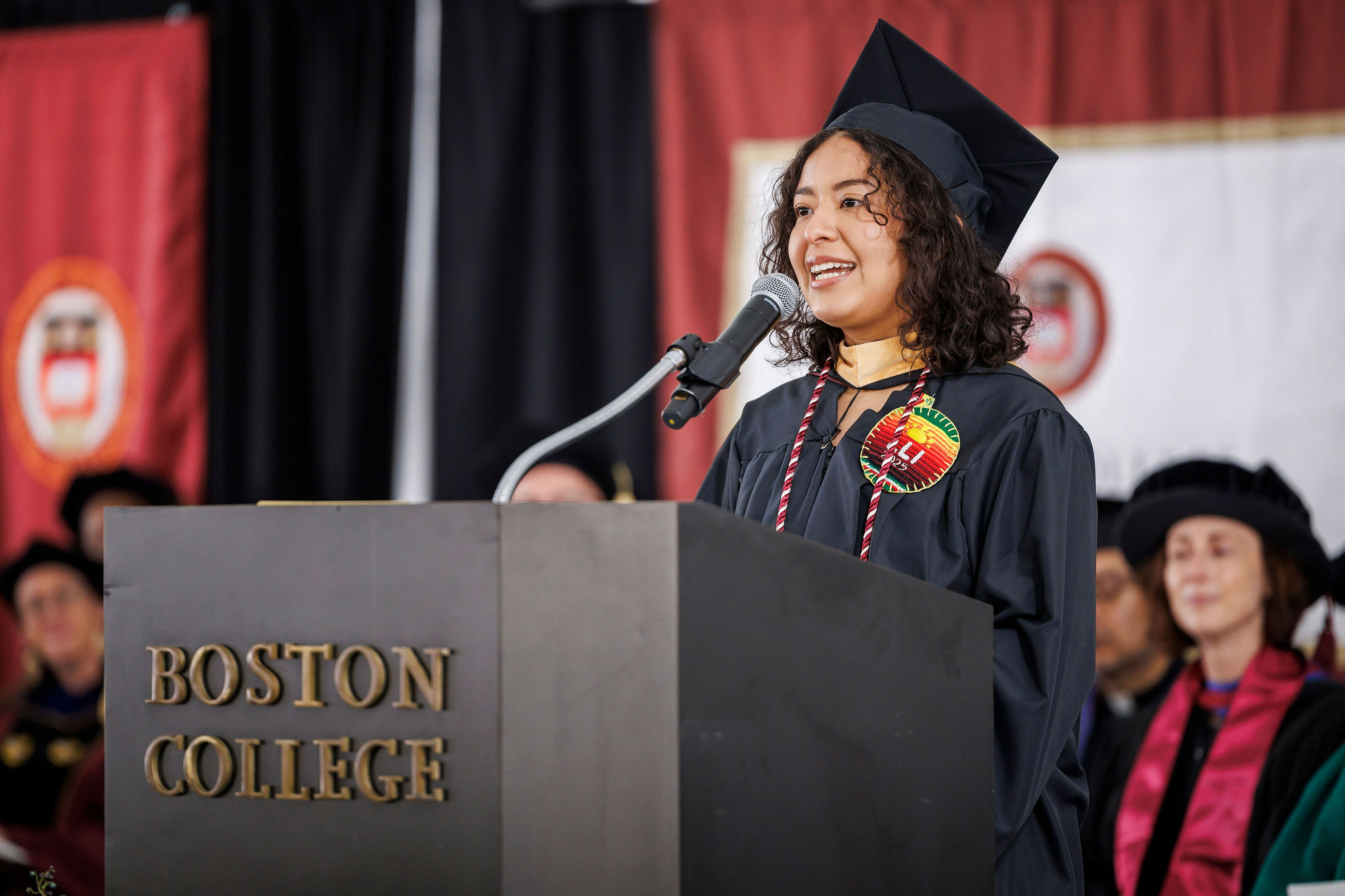 Ximena Mancilla Delgado delivered the class greeting.