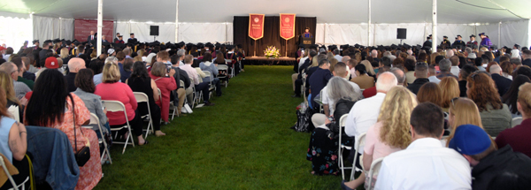 Woods College Diploma Ceremony Stage