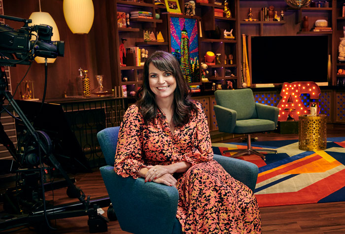 Deirdre Connolly photographed on the set of Watch What Happens Live with Andy Cohen.