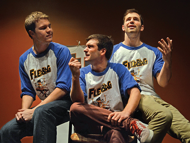 Fleabaggers performing in 2015.