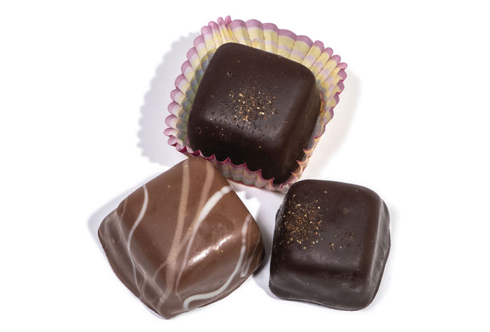 A photo of favorite treats from Wilbur's of Maine Chocolate Confections