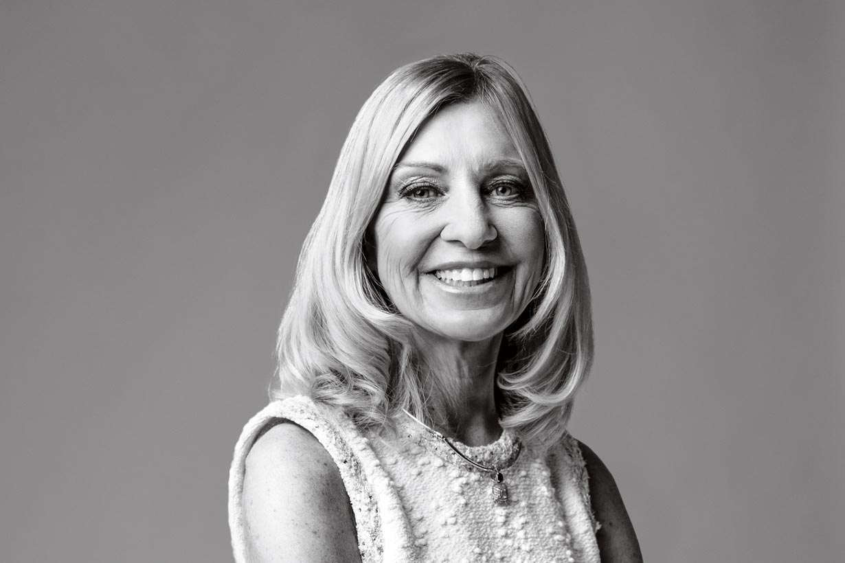 Photo of Karen Lynch seated in a studio setting