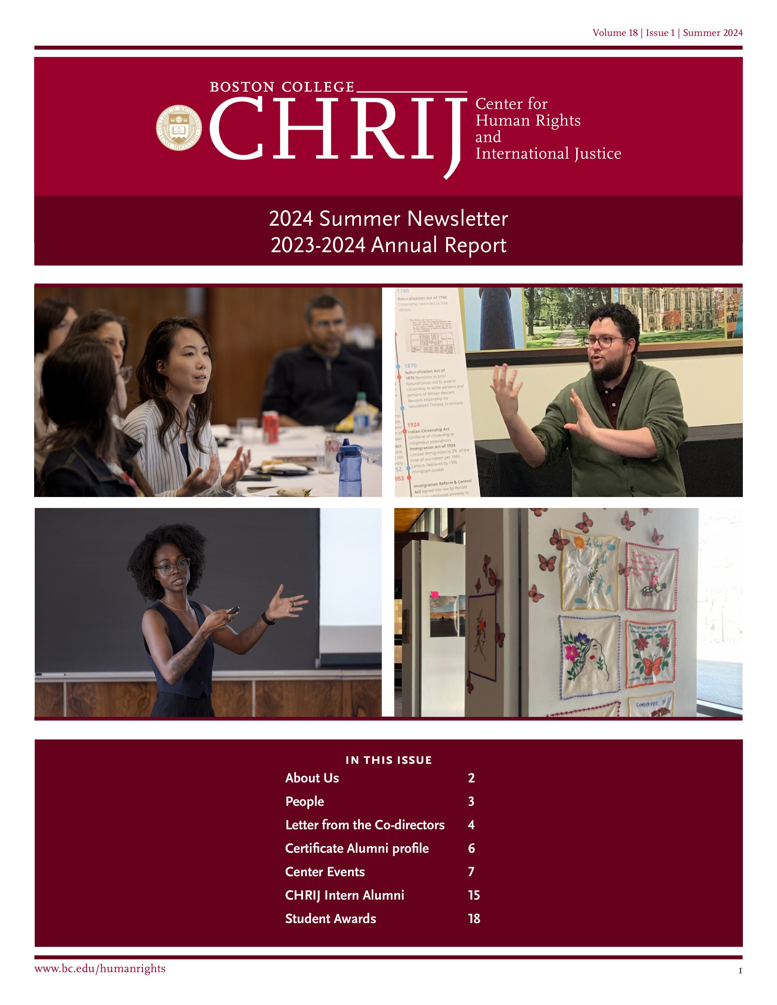 CHRIJ-summer-24-newsletter cover