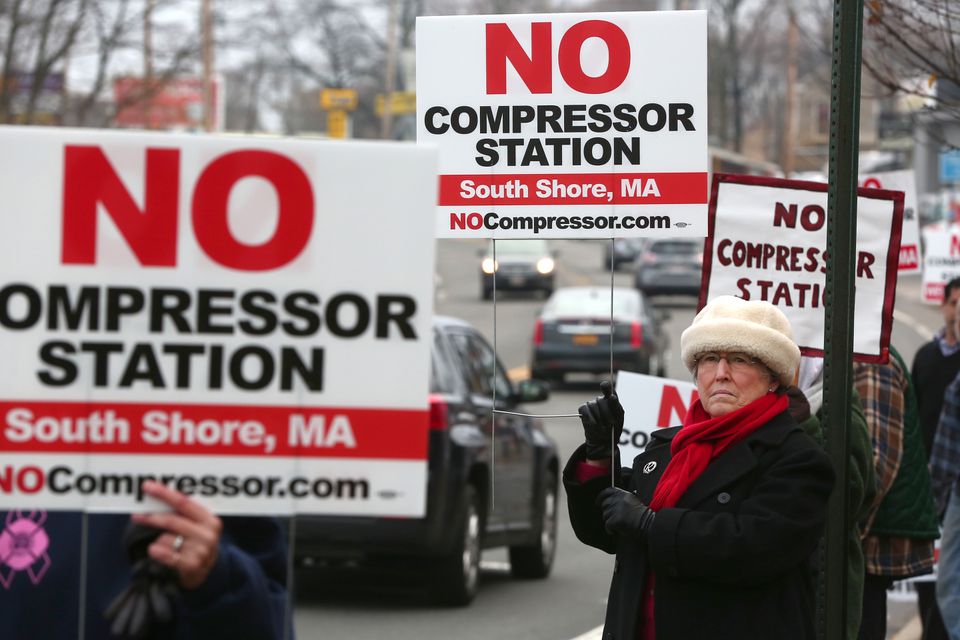 Weymouth Compressor Protest