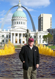 Kevin McLaughlin '78 at the Frozen Four.